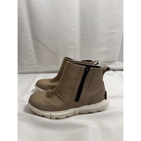 SOREL Explorer II Waterproof Ankle Bootie side zip omega taupe Women’s size 5 - Picture 4 of 7